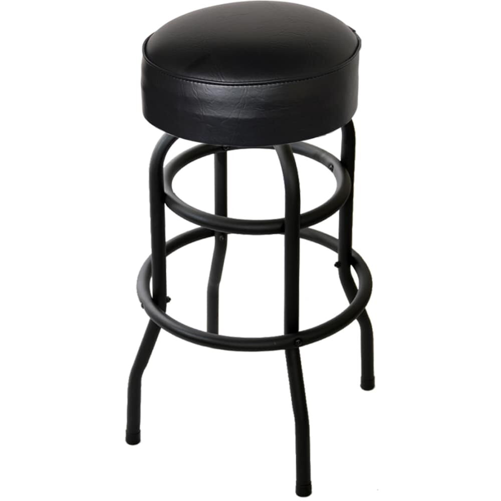 Retro Swivel Bar Stool with a Double Ring