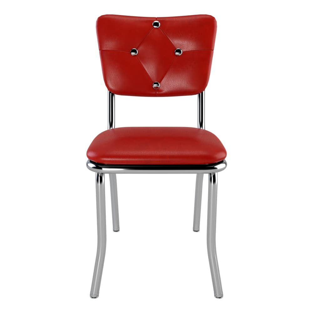 Diamond Diner Chair with Button-Tufted Back