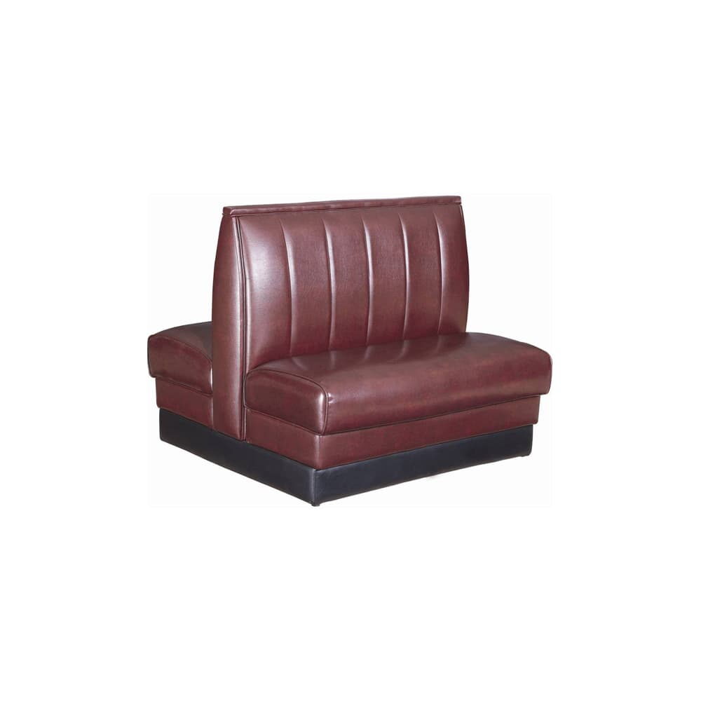 Padded 6-Channel Booth in Black or Wine