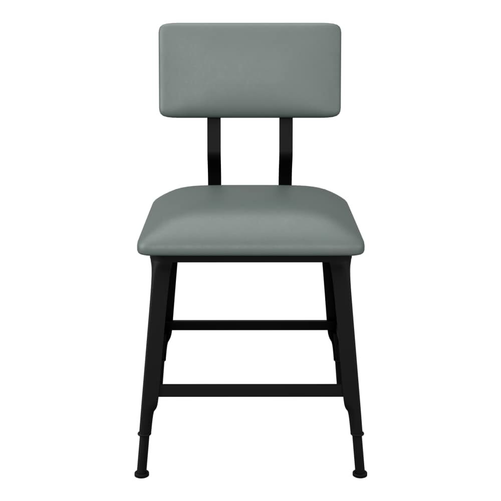 Industrial-Style Massello Chair with Padded Back