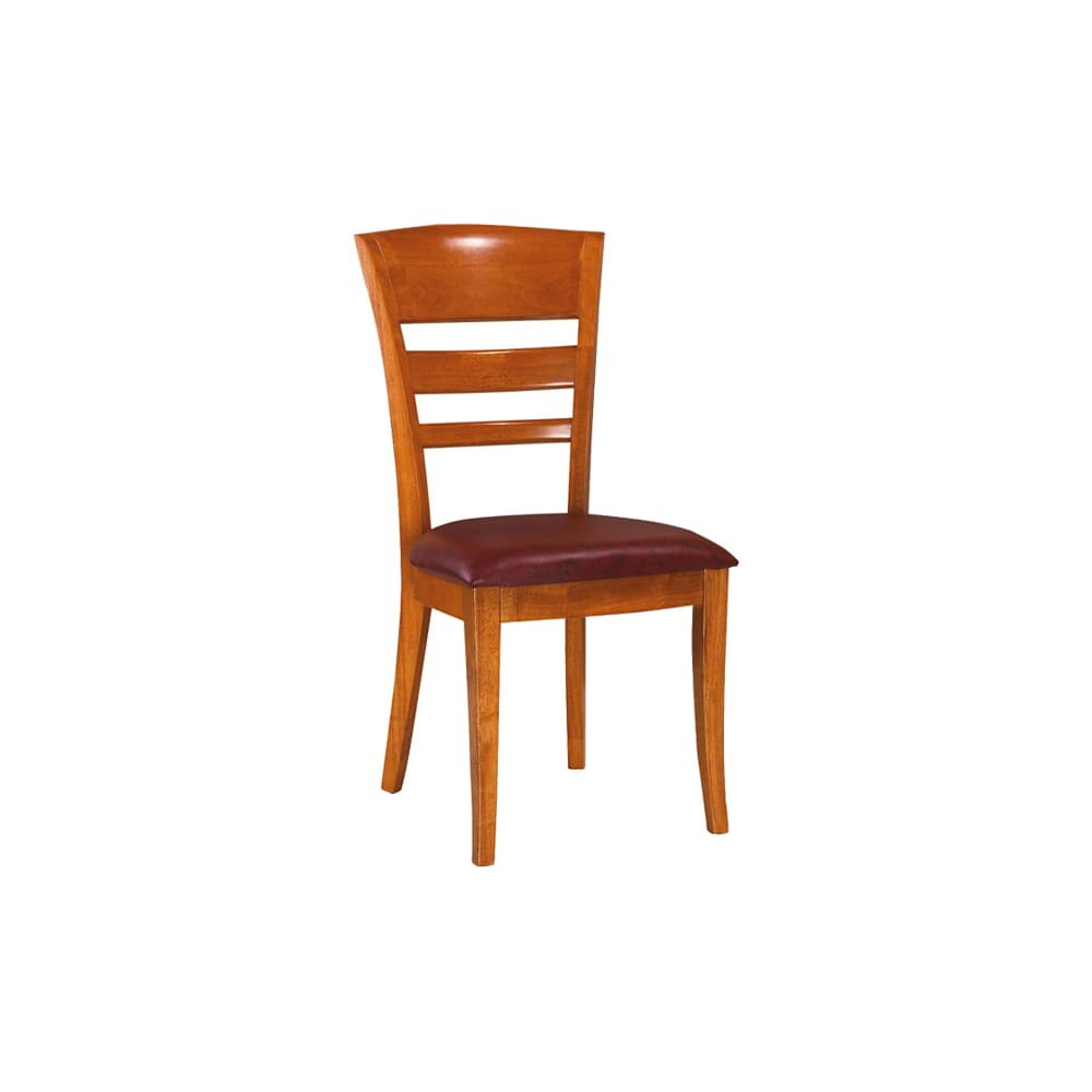 Venice Slat Back Side Chair in Wood