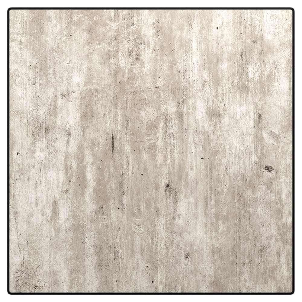Industrial Gray Resin Table Top for Outdoor with Phenolic Edge