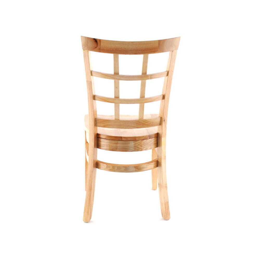 Window-Back Dining Chair in Wood