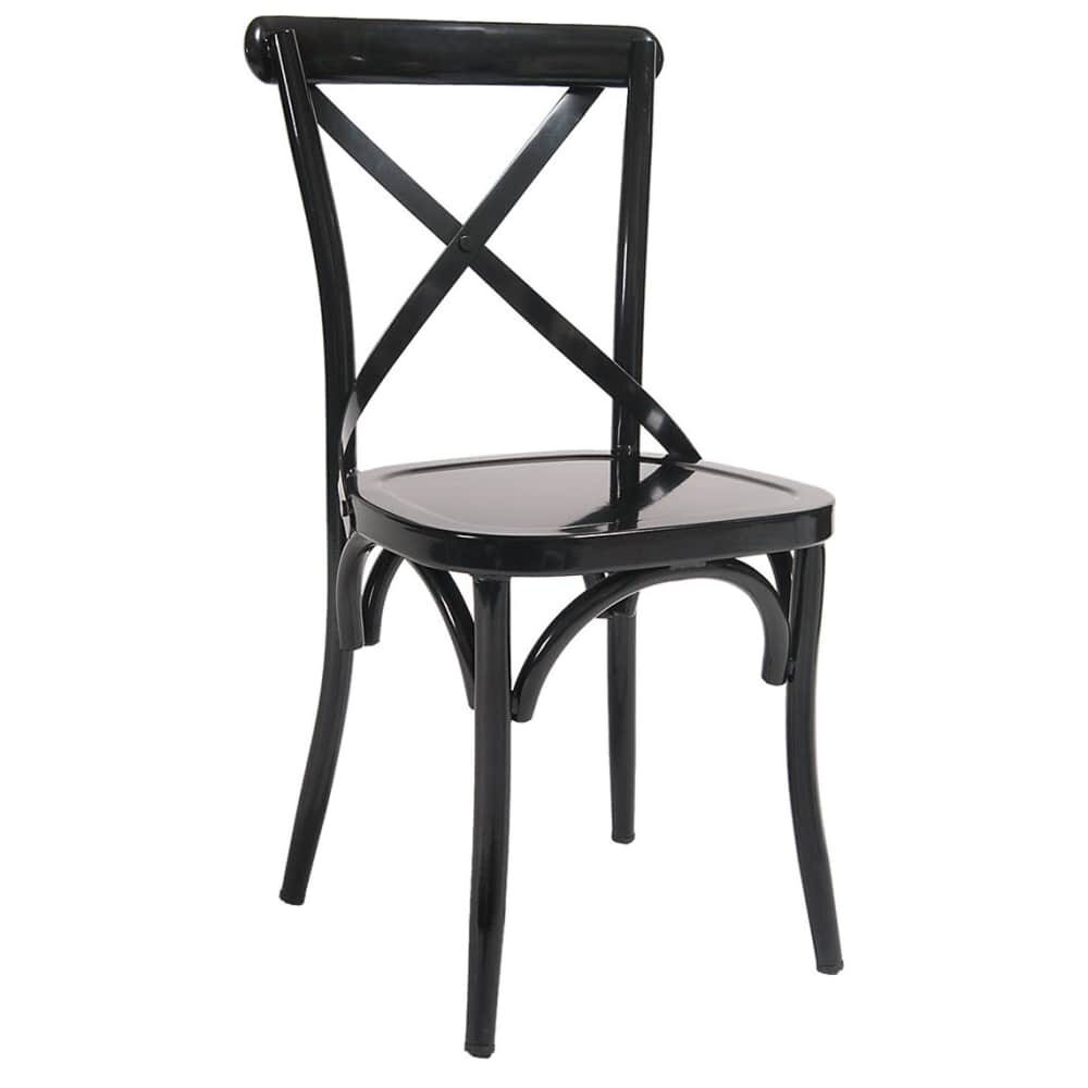 Classic X-Back Chair in Metal