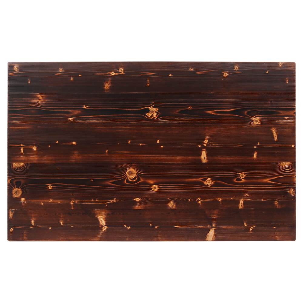 Pinewood Table Top in Dark Mahogany