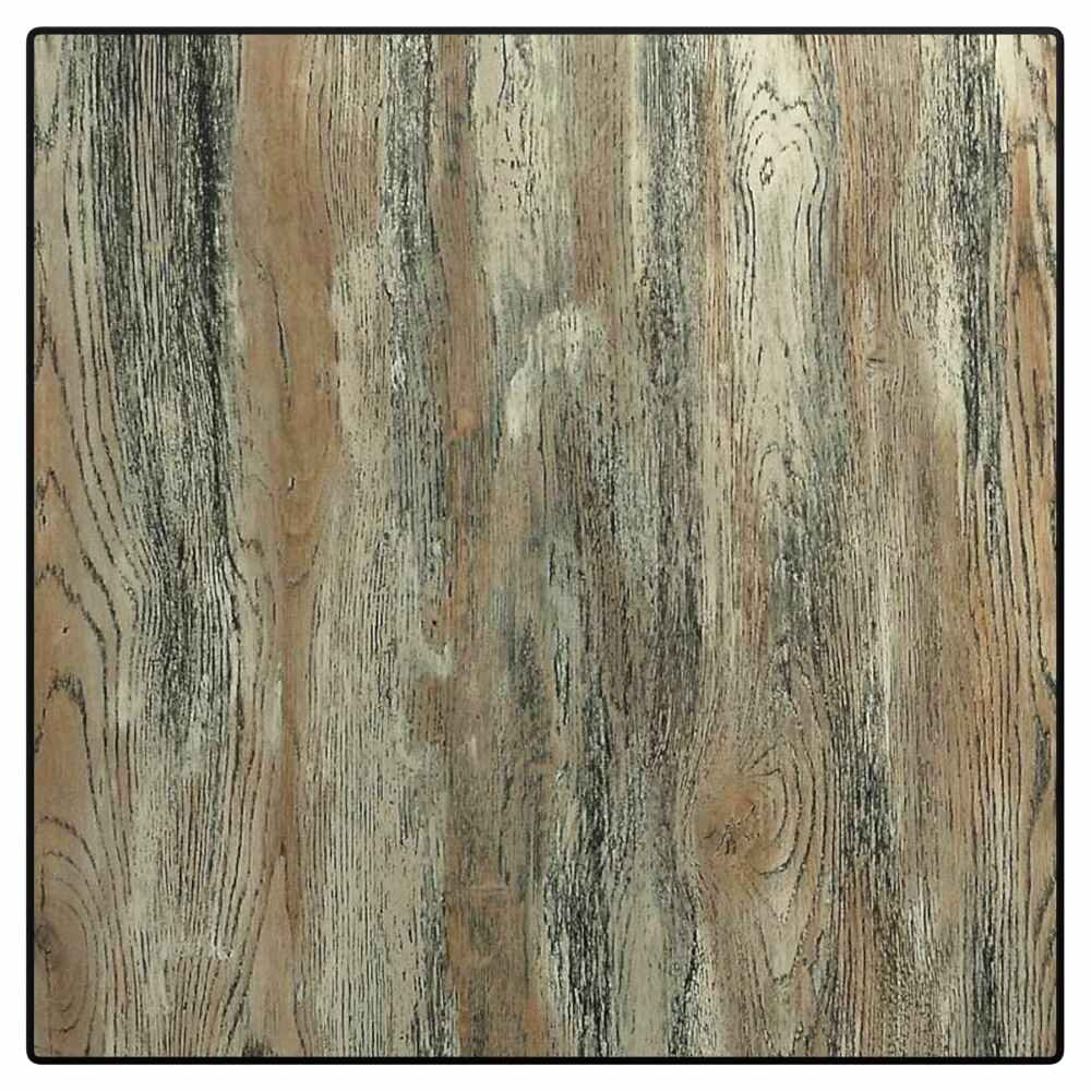 Reclaimed Walnut Resin Table Top for Outdoor with Phenolic Edge