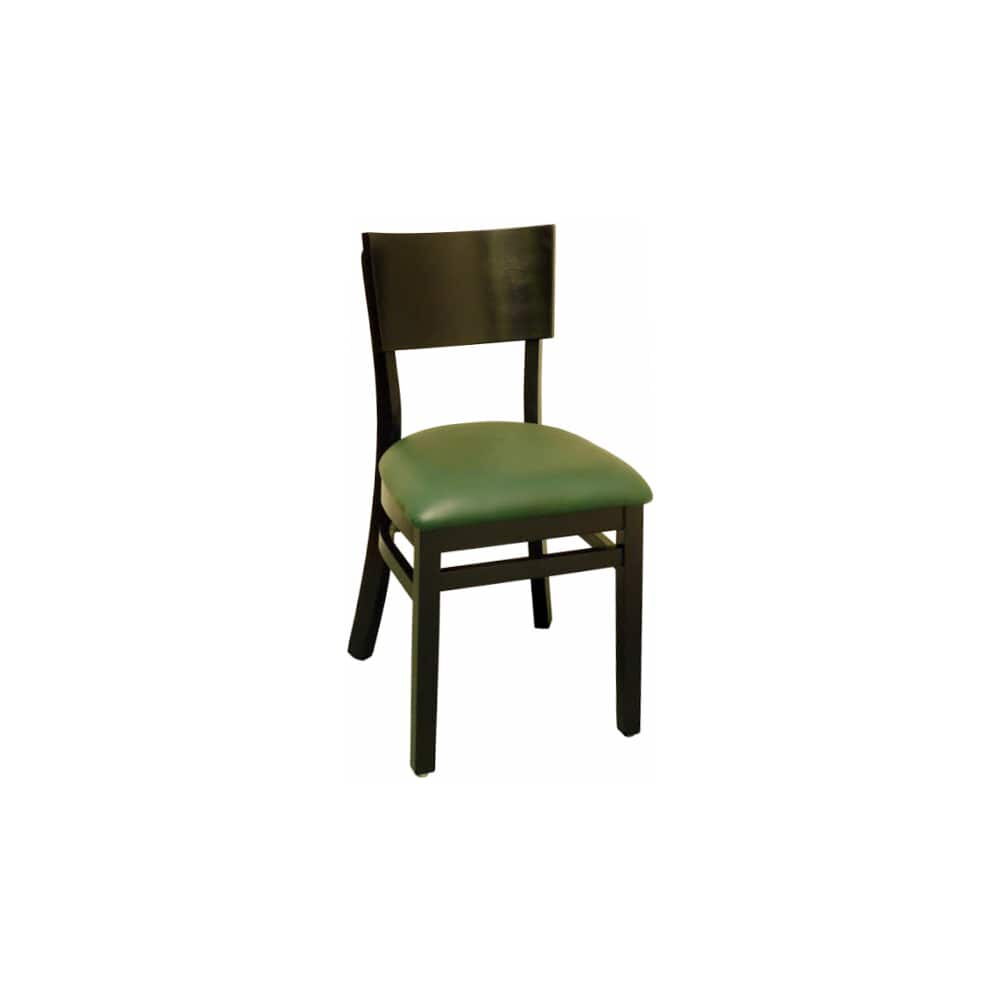 Curved Back Dining Chair in Wood