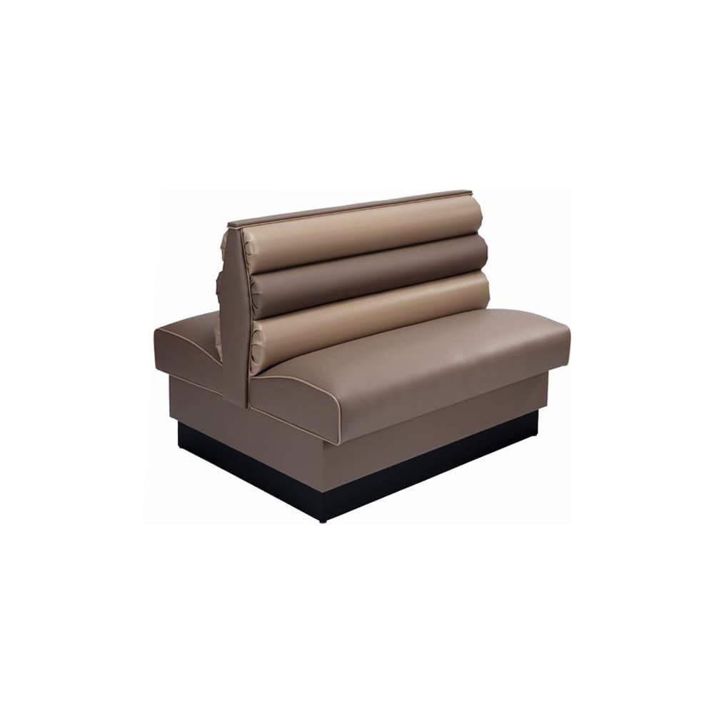 Horizontal Booth with 3-Channel-Back