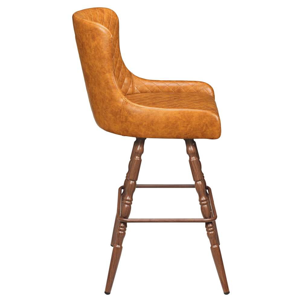 Savino Vintage Frame Swivel Bar Stool
