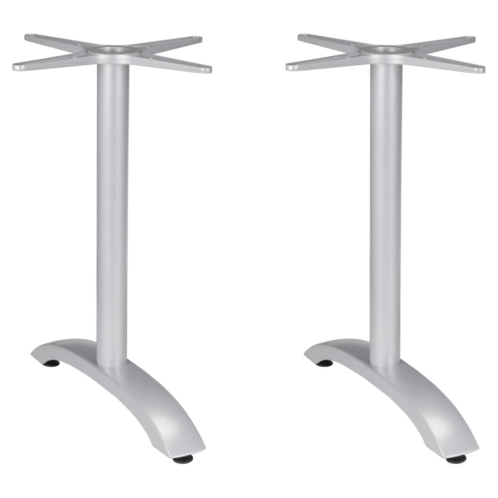 Modern Table Base with Standard Height in Aluminum