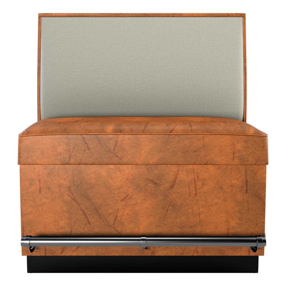 Plain-Back Booth in Bar-Height