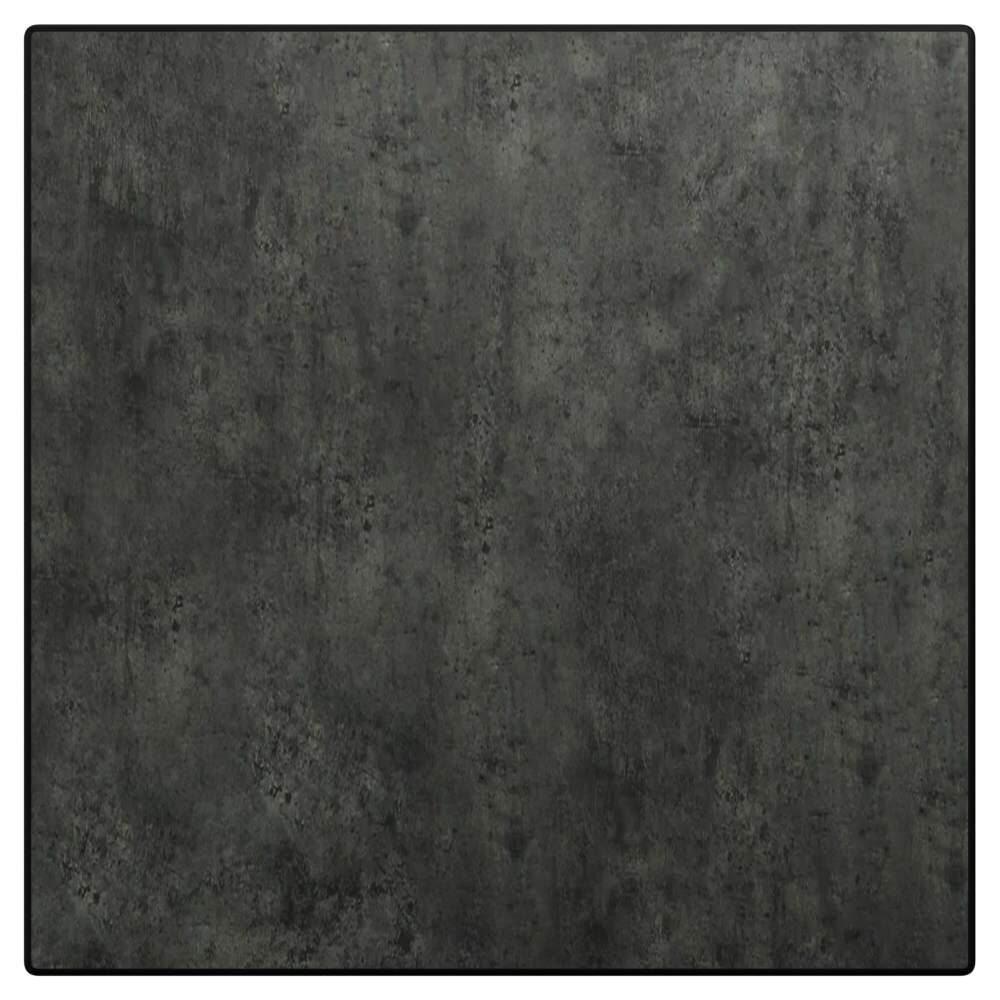 Dark Stone Look Resin Table Top for Outdoor with Phenolic Edge