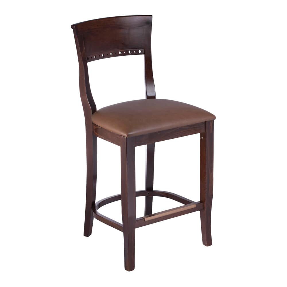 Biedermeier Counter Stool in Wood