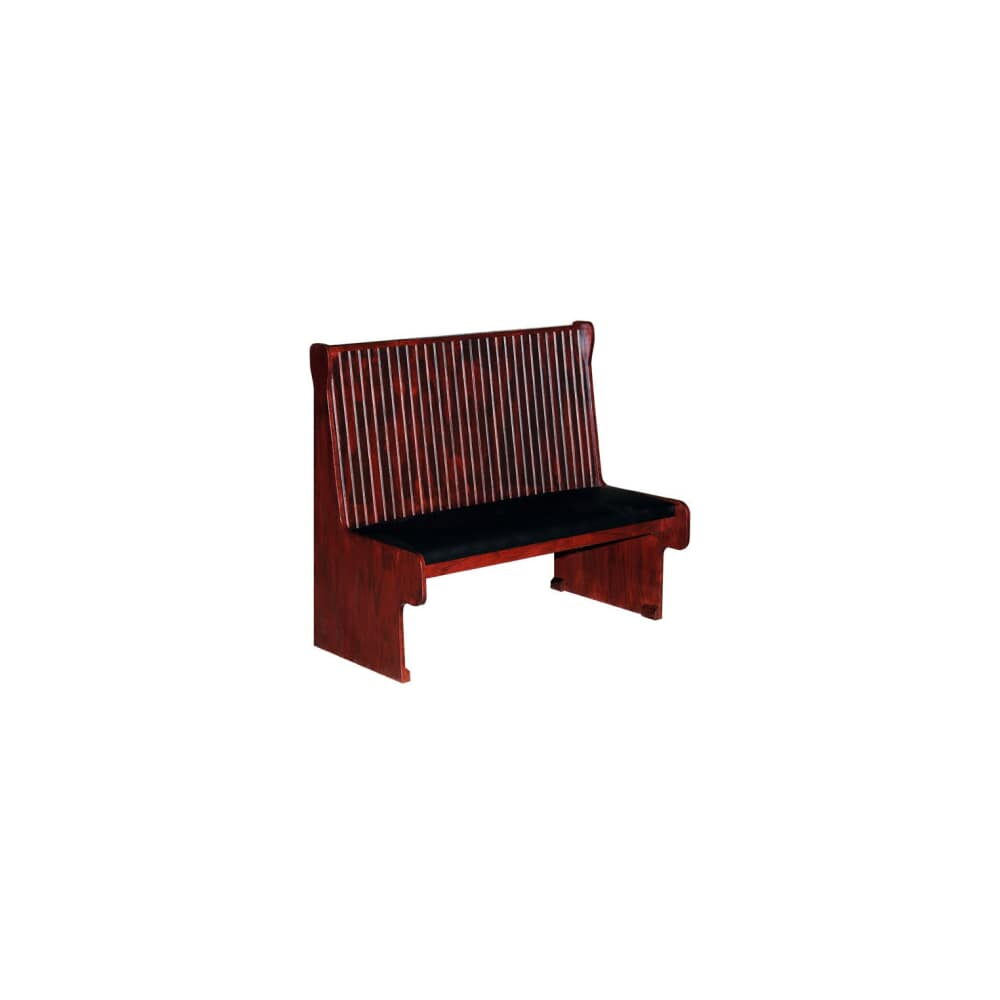 Bead Board Back Bench in Wood