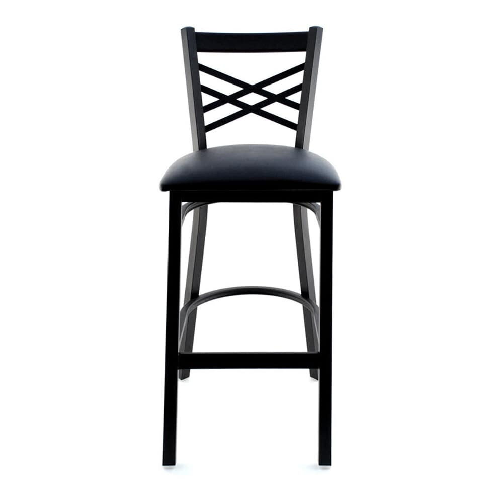 X-Back Bar Stool in Metal