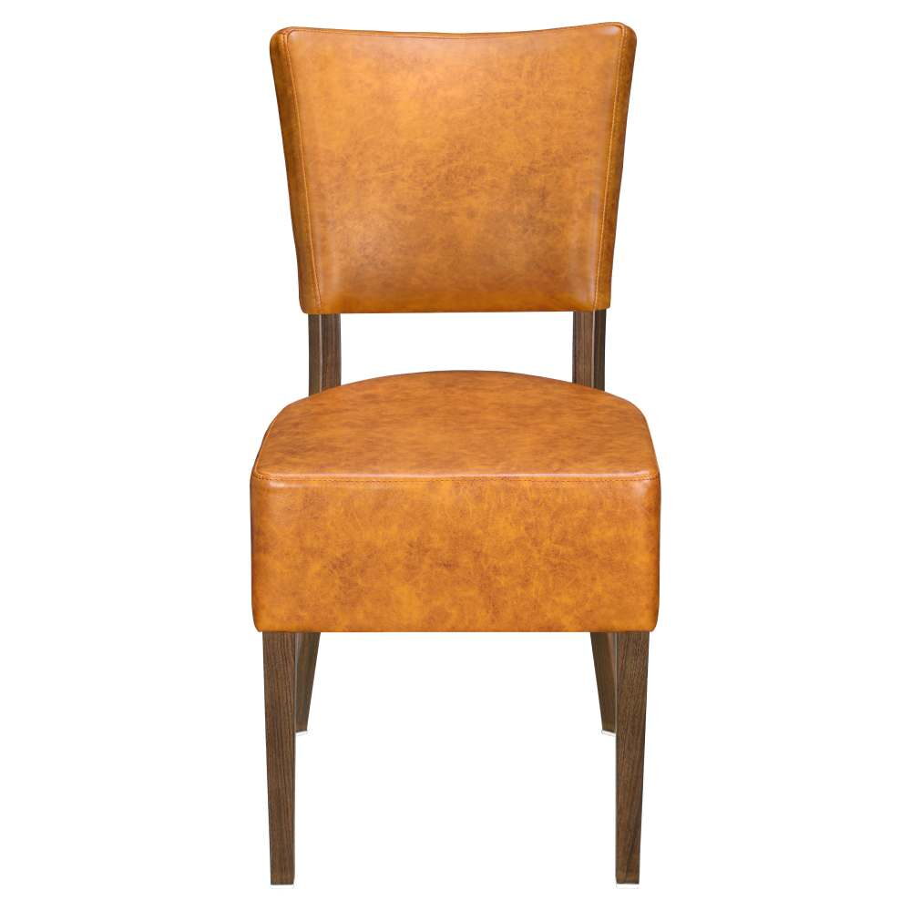 Lumme Padded Back Chair in Metal