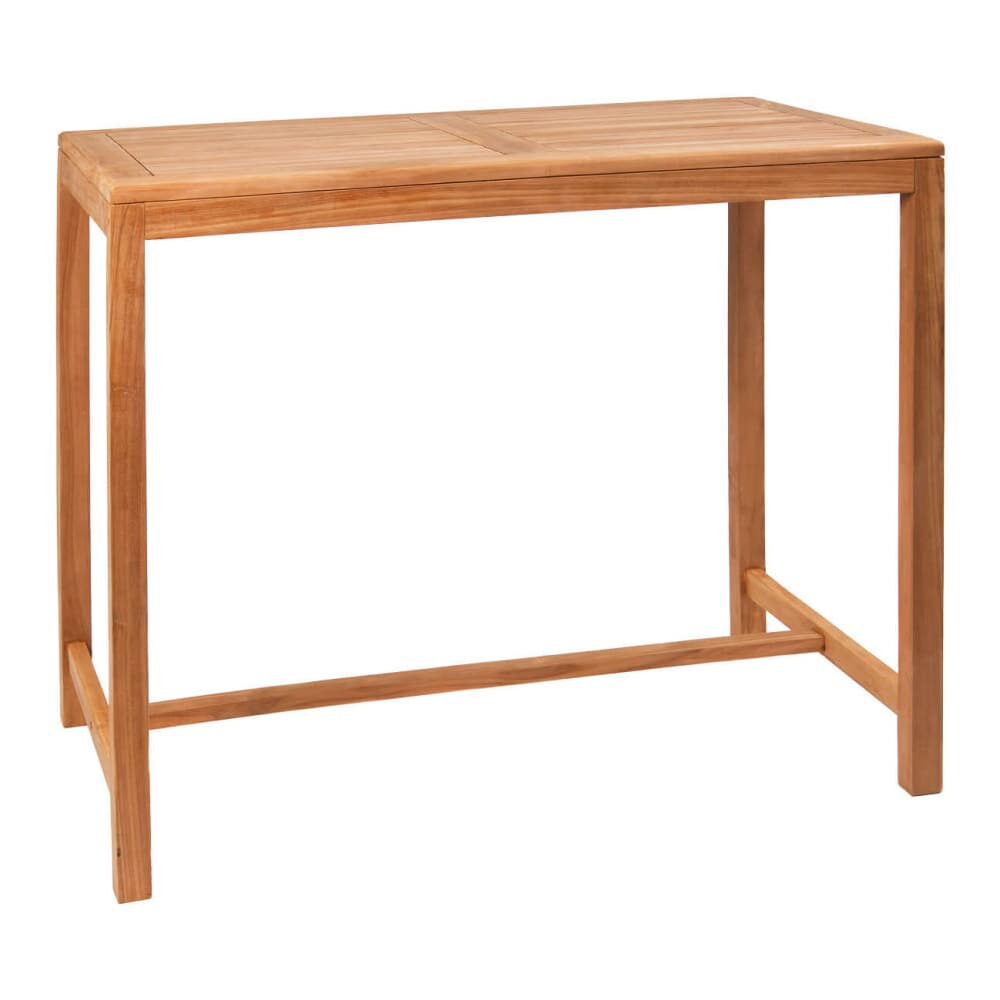 Outdoor Teak Wood Table in Bar Height
