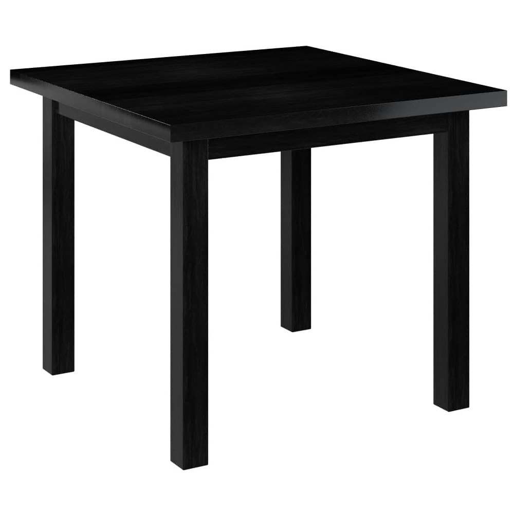 Plank Table Top in Solid Wood with Wood Legs