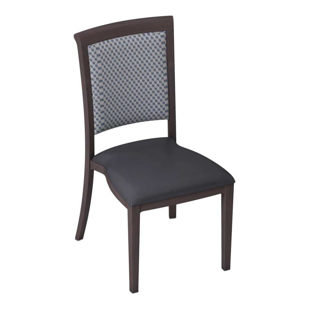 Clemens High Back Chair in Aluminum