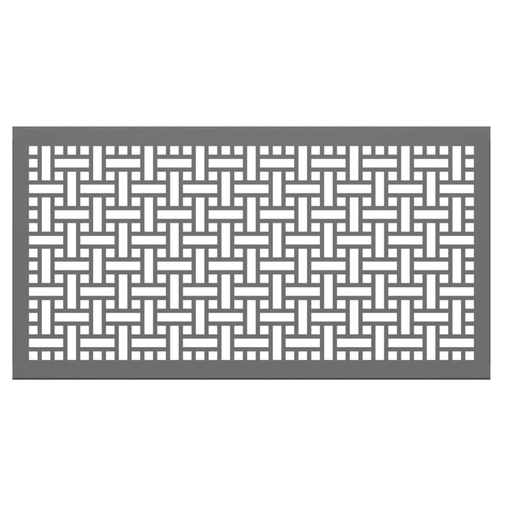Outdoor Partition Panel for Patio with Square Design Pattern