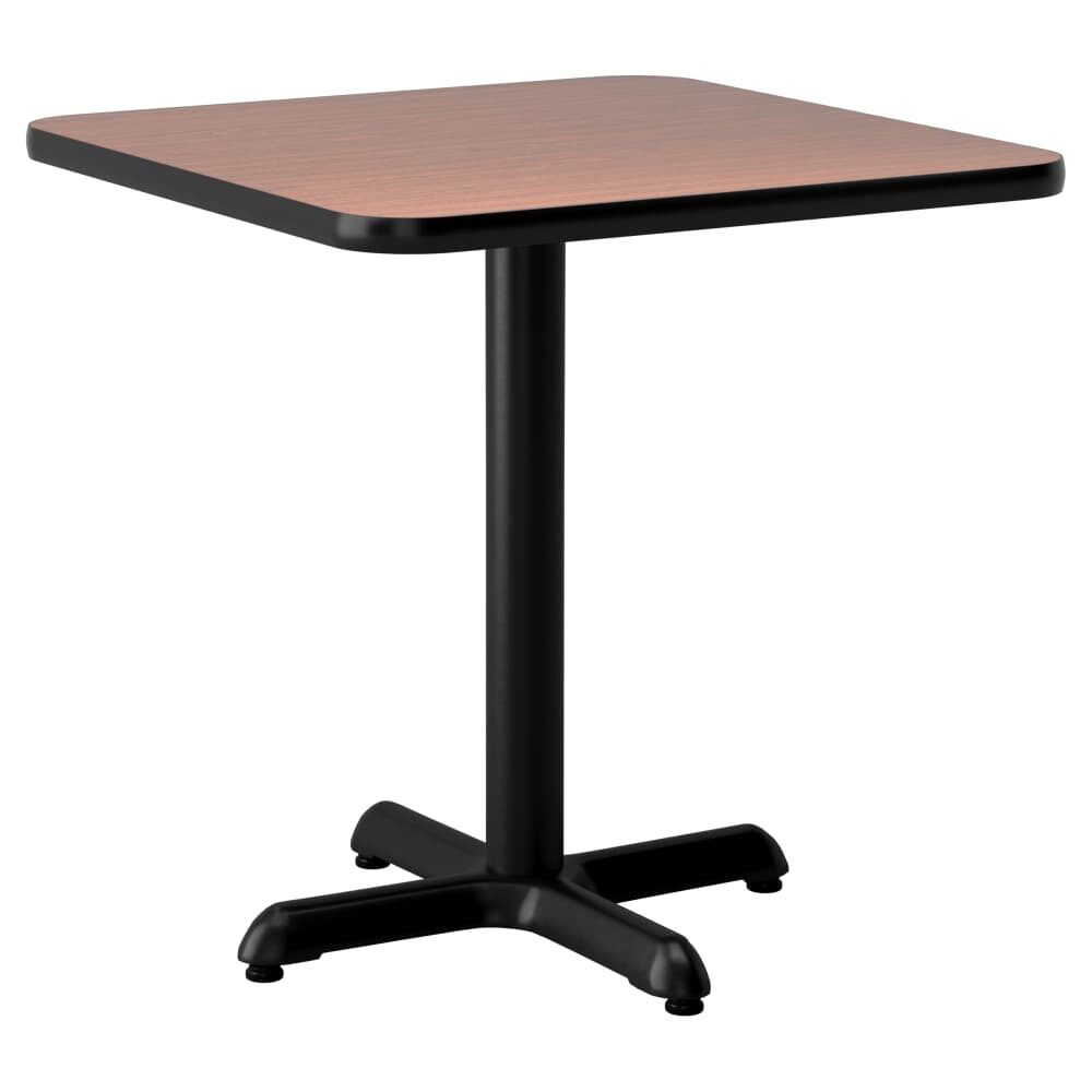 Laminate Table with Reversible Top in Oak and Walnut
