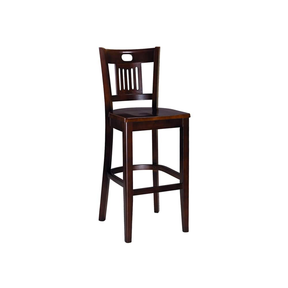 Deco Wooden Slat Bar Stool