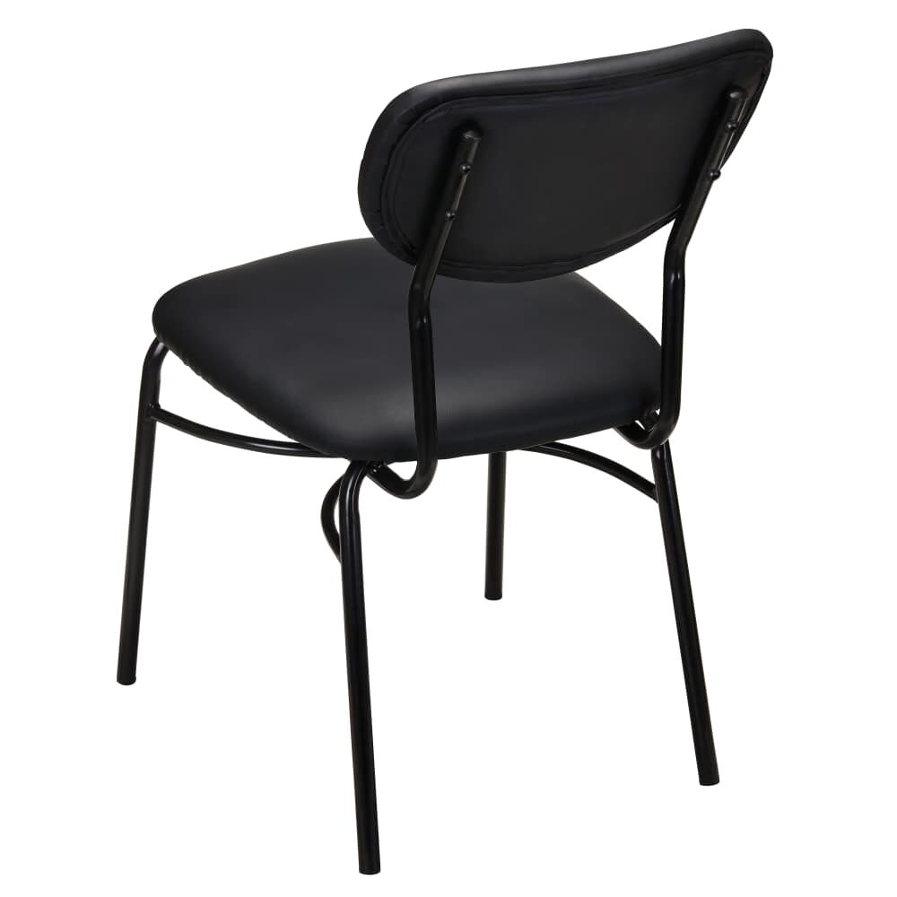 Xavi Padded Dining Chair in Metal