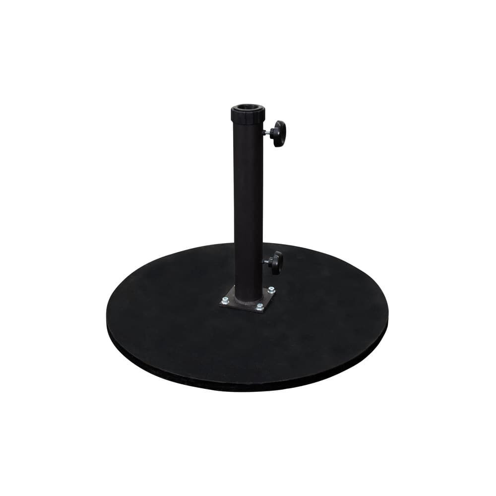 Cast Iron Umbrella Base in Black
