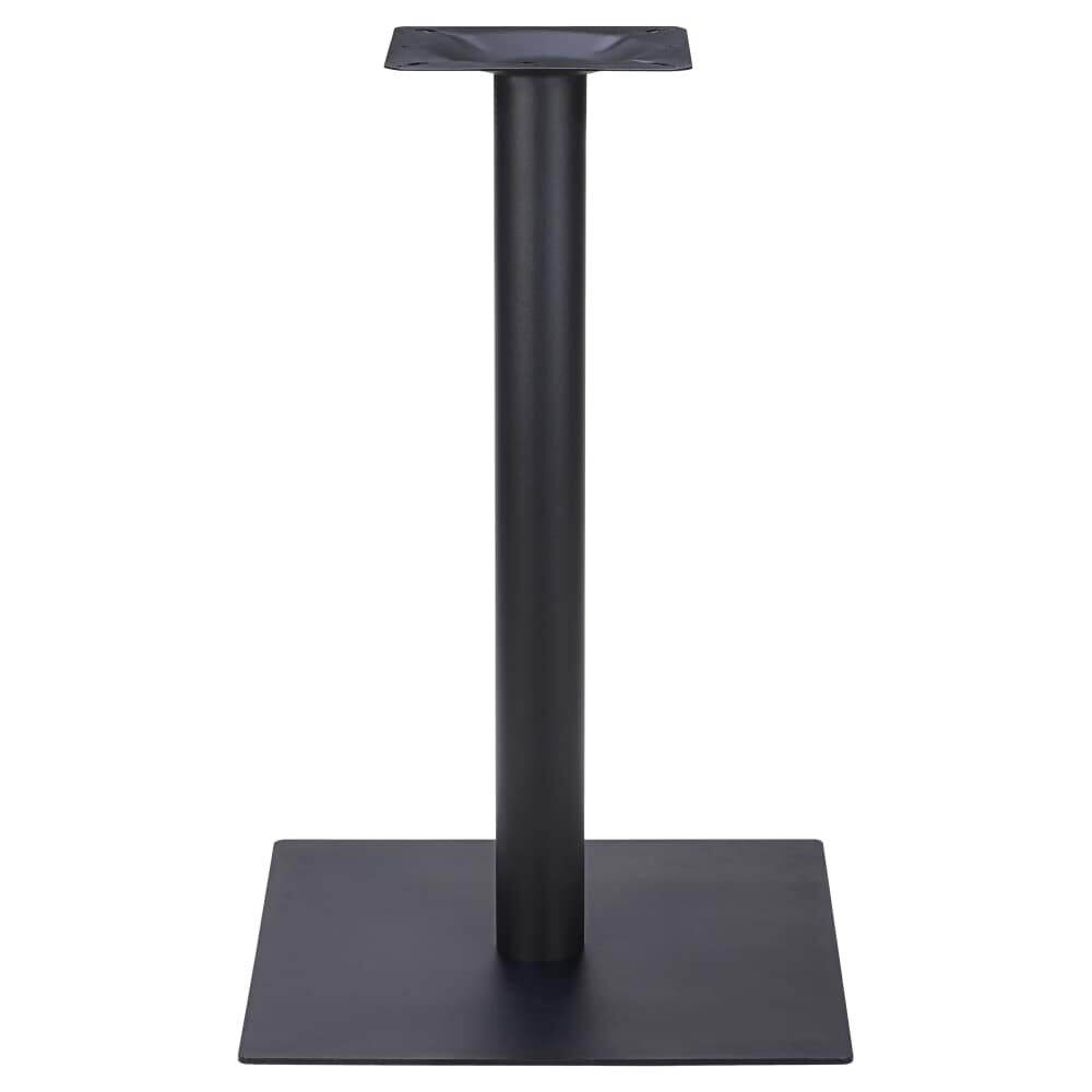 Square Designer Series Table Base in Cast Iron with Standard Height