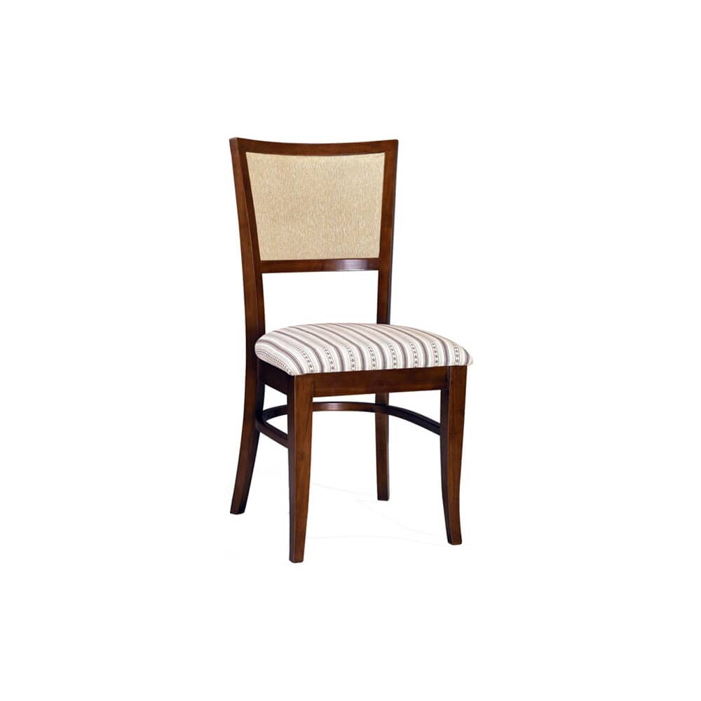 Jordan Fully Upholstered Chair in Wood