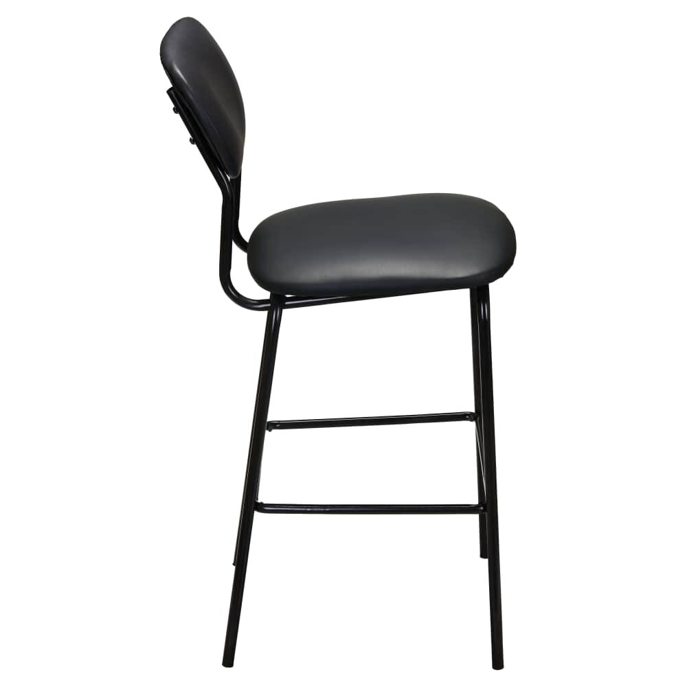 Xavi Padded Bar Stool in Metal