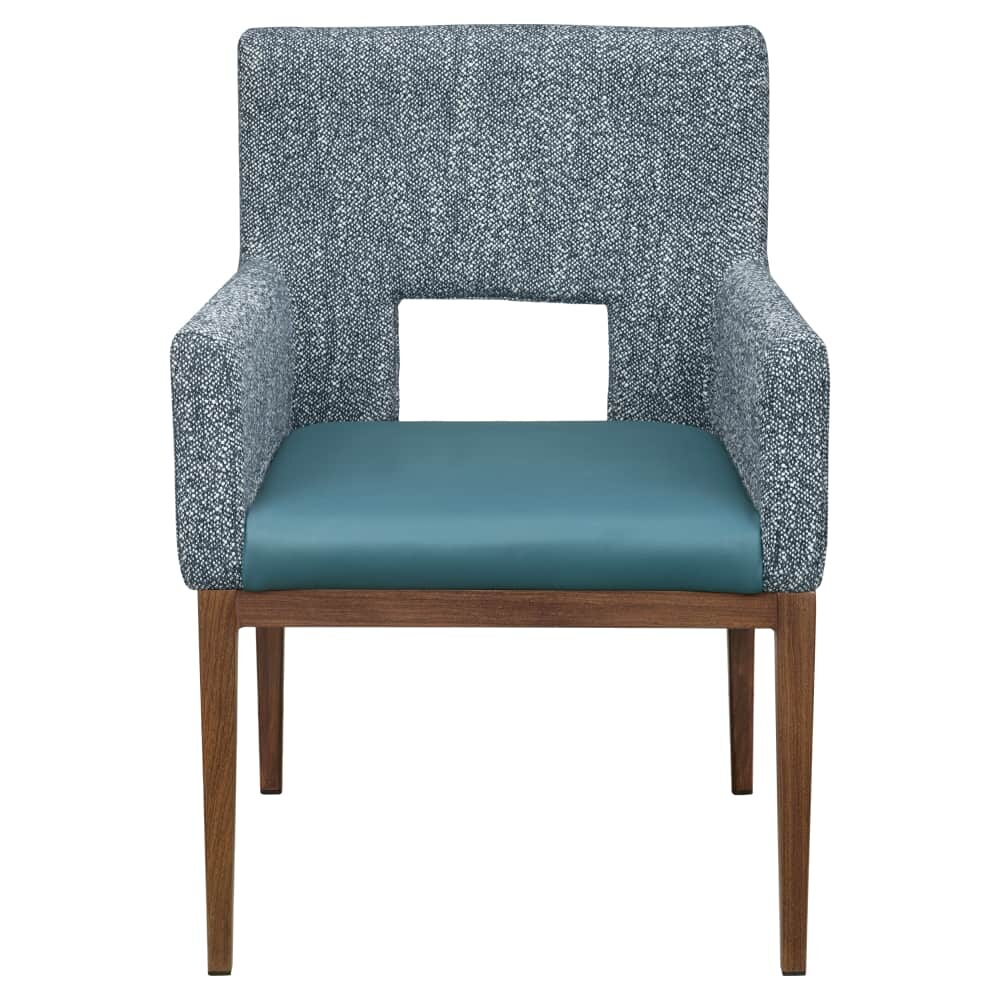 Percy Armchair in Aluminum
