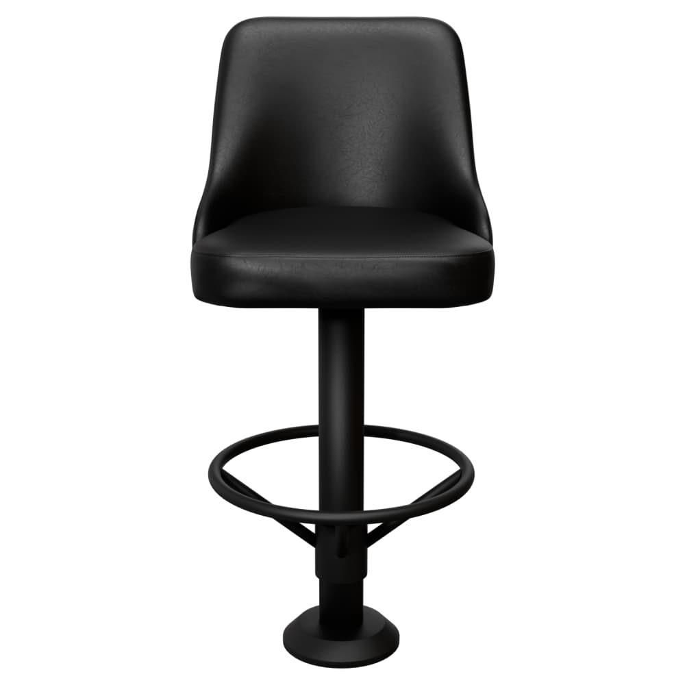 Mauro Bucket Bar Stool, Bolt-Down Swivel