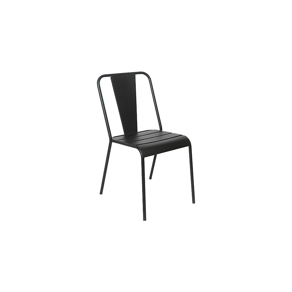 Black Iron Chair for Outdoor Patio