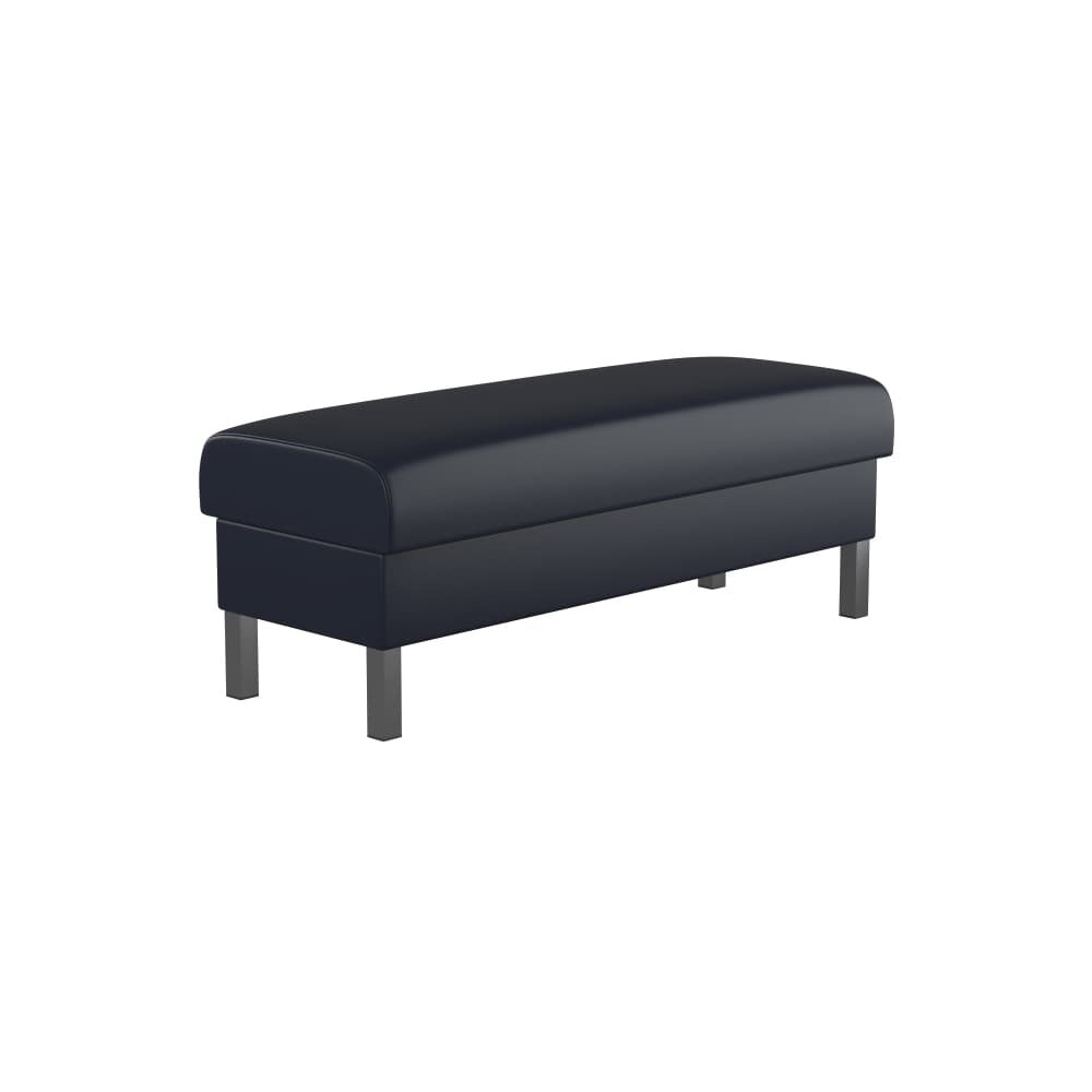 Plain Bench with Metal Legs for Waiting