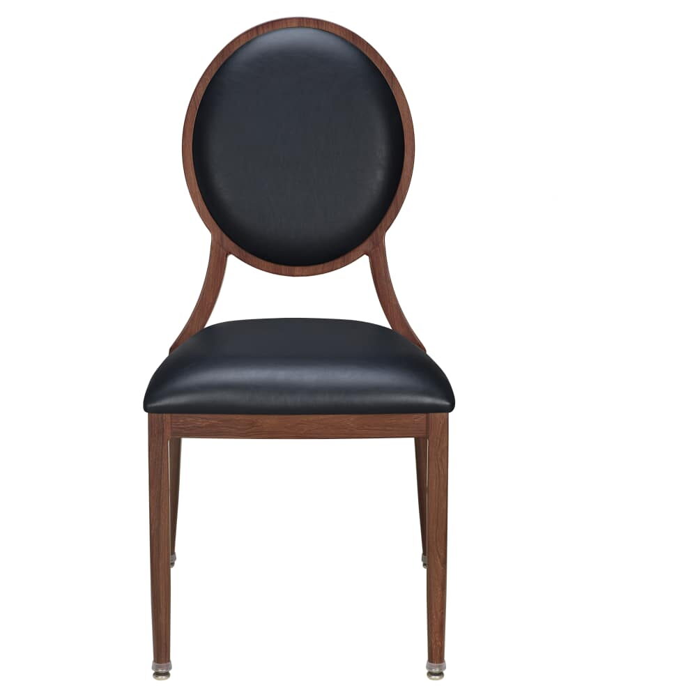 Deco Lotus Stack Chair in Aluminum