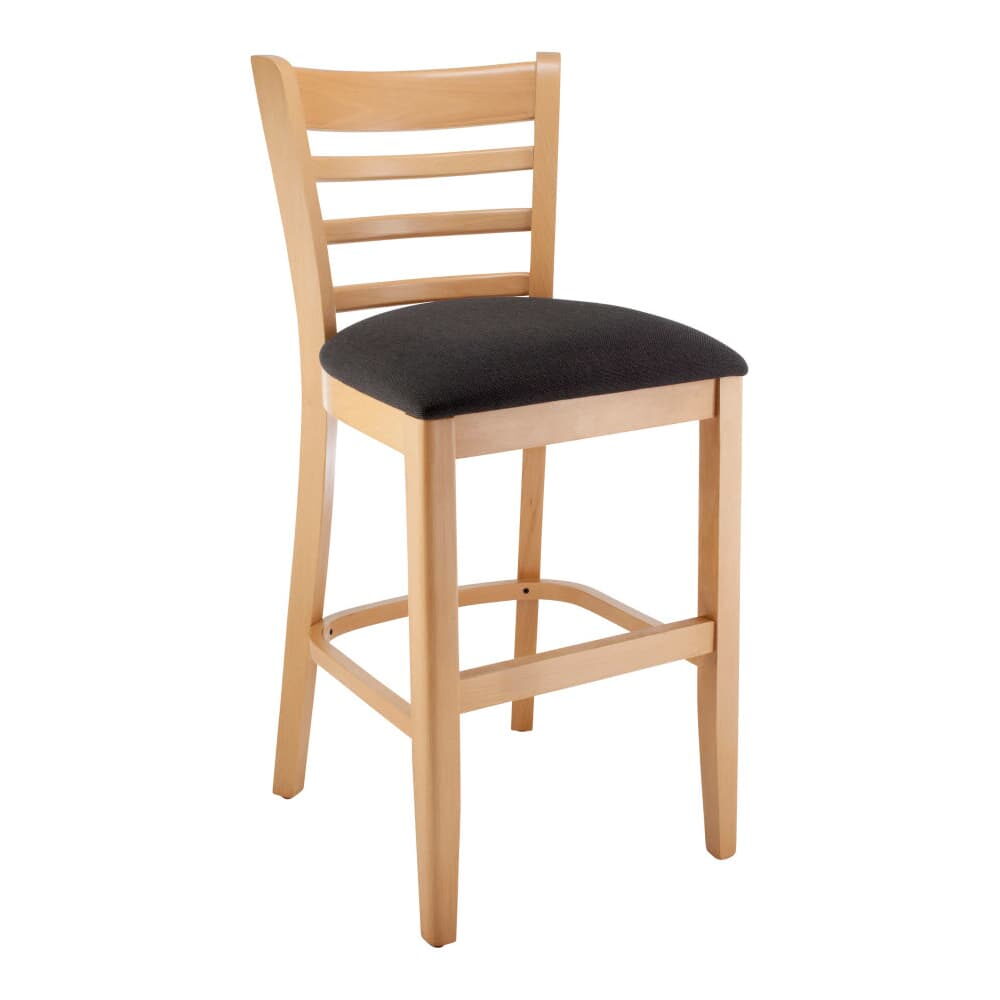 Ladder-Back Counter Stool in Wood